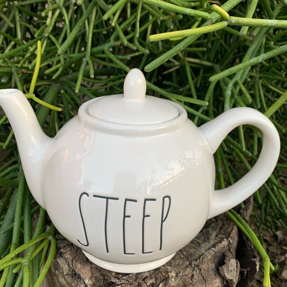 New Rae Dunn Ceramic Lid Steep Coffee Tea Pot Artisan Collection By Magenta. - Picture 3 of 6